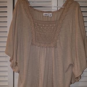 Cream colored blouse